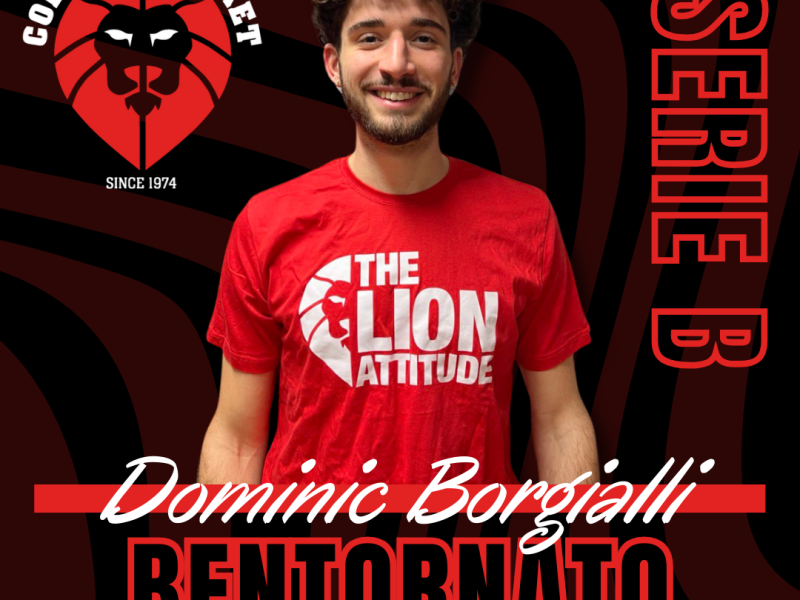 Serie B Interregionale | I Lions ritrovano Dominic Maria Borgialli