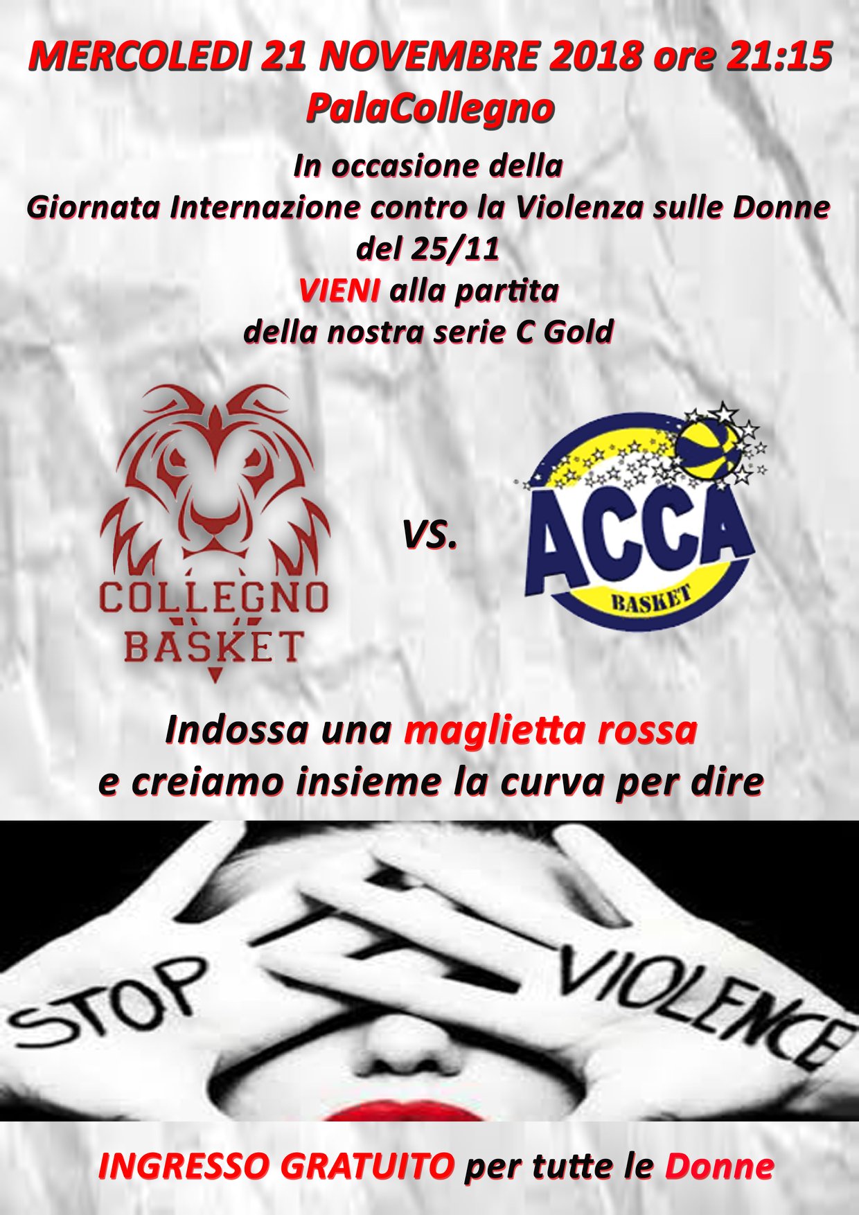 STASERA LE DONNE ENTRANO GRATIS