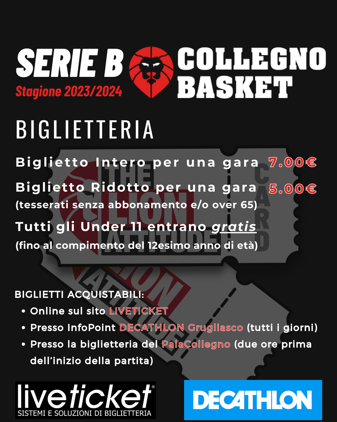 SERIE B INTERREGIONALE | INIZIA IL CAMPIONATO: BIGLIETTI DISPONIBILI ANCHE DA DECATHLON