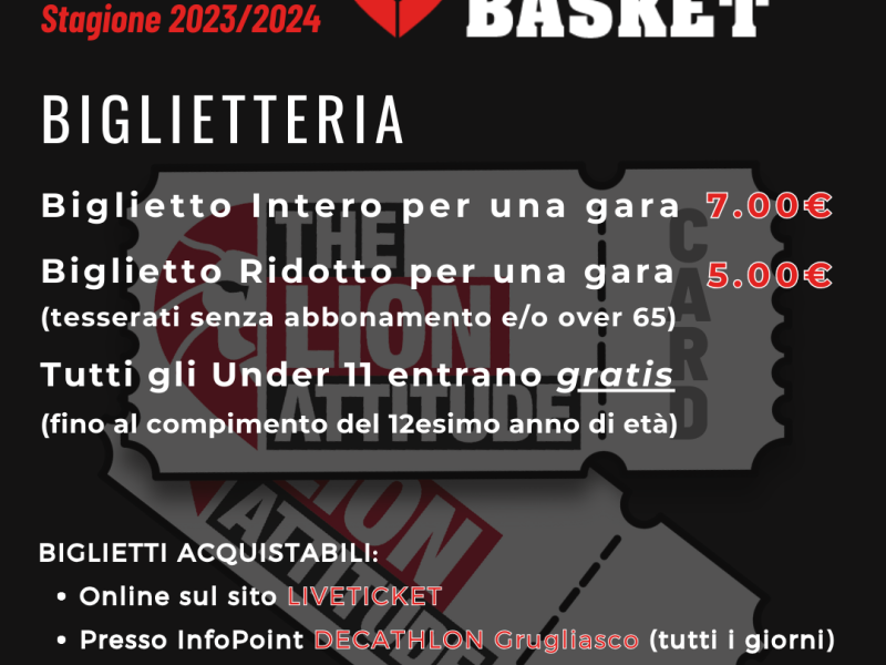 SERIE B INTERREGIONALE | INIZIA IL CAMPIONATO: BIGLIETTI DISPONIBILI ANCHE DA DECATHLON