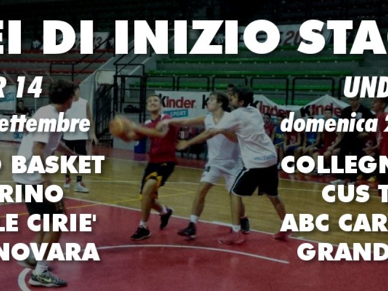 Weekend di tornei al PalaCollegno