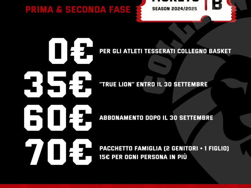 Serie B Interregionale | Parte la campagna abbonamenti